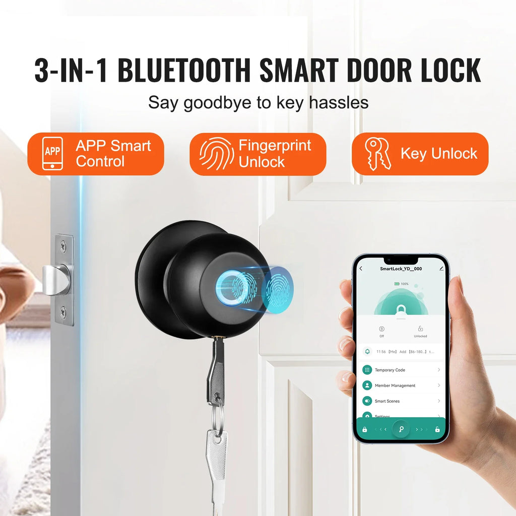 SecureSmart Fingerprint Door Lock